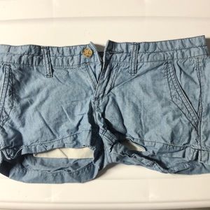 Denim colored so shorts